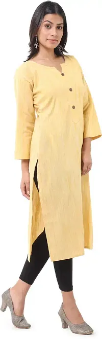 Classic Cotton Solid Kurtis for Womens-thumb2