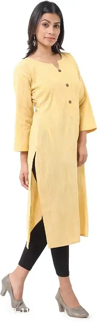 Classic Cotton Solid Kurtis for Womens-thumb3
