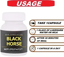 Black Horse-Penis Hard Erection  premature ejaculation medicine-30 Capsules-thumb1