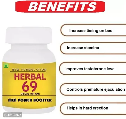 HERBAL 69-Sex Capsule For Men | Medicine for sexual disorders-30 Capsules-thumb2