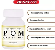 POM-Long Time Sex High Quality Sex Medicine for Men 100% Natural-30 Capsules-thumb1