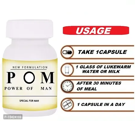 POM-Long Time Sex High Quality Sex Medicine for Men 100% Natural-30 Capsules-thumb5