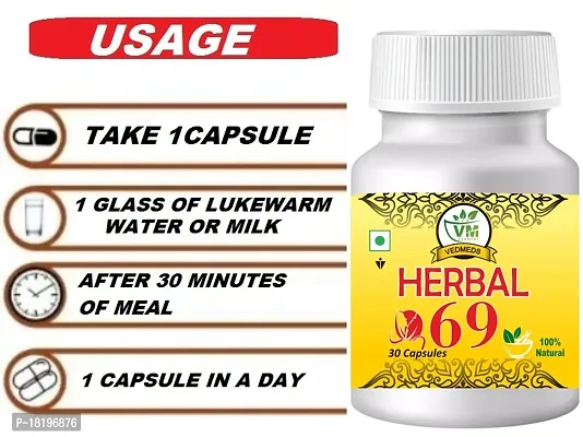 Herbal 69 capsule-Sperm Count Increase Medicine - 30 capsules-thumb3