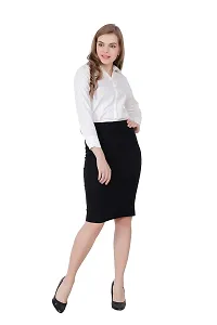 TANNURA FASHION Fabrics Women Cotton Lycra Skirt-thumb1