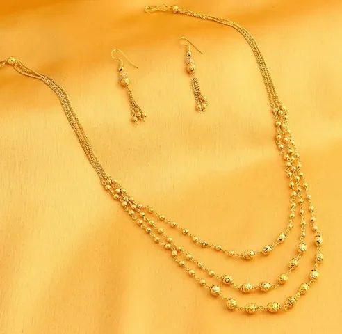 Gold-plated 3 Layer Jewel Set