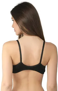 No-Padded Non-Wired Medium Coverage Front-open Bra (Pack of 3)-thumb1