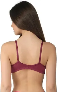 No-Padded Non-Wired Medium Coverage Front-open Bra (Pack of 2)-thumb1