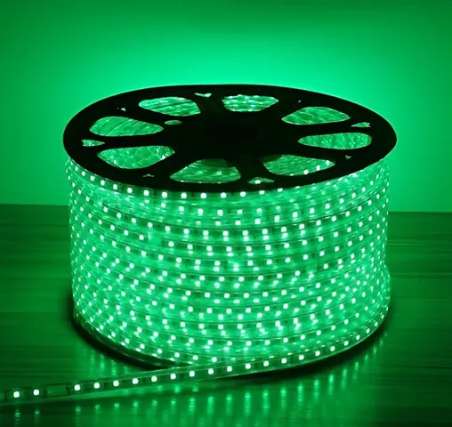 Peafowl led Rope(Strip) Light IP65 with Adapter for Decoration. (Green, 3 Meter)