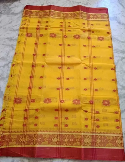 Trending Cotton Saree without Blouse piece 