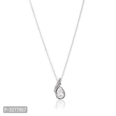 Buy Multi Color Silver Finish Dot Shape with Zircon Stone Fish Hook Pendant  for Women Online In India At Discounted Prices