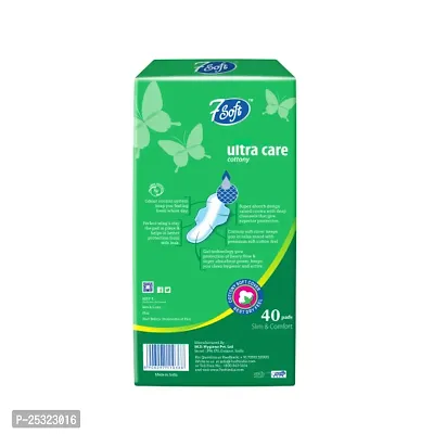 Slim Comfort Cottony Extra Long Sanitary Pad Napkin With Wings For Women And Girls-thumb2