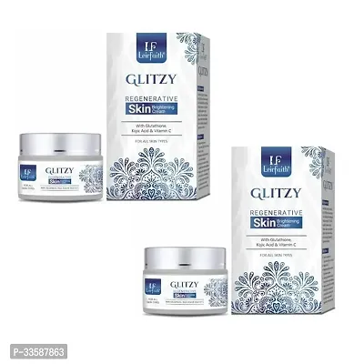 LYSANNA Glitzy -Glutathione Skin Brightening Cream With Vitamin C |All Skin Type -2 Pack  (100 g)