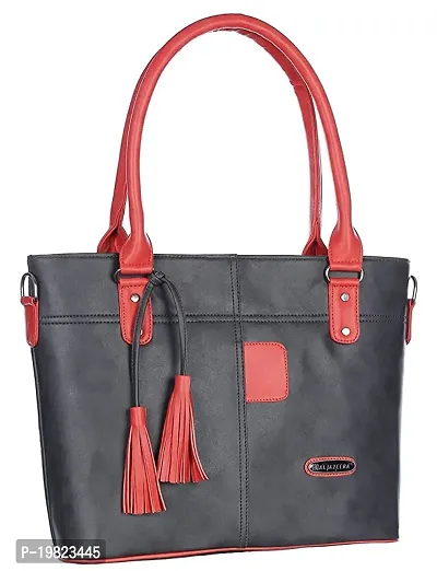Stylish Black Synthetic Handbags For Women