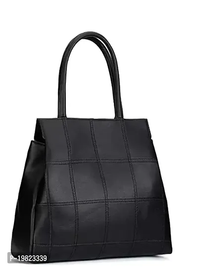 Stylish Black Synthetic Handbags For Women-thumb0