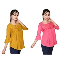 Trendy Rayon Top For Girl Combo Of 2-thumb3