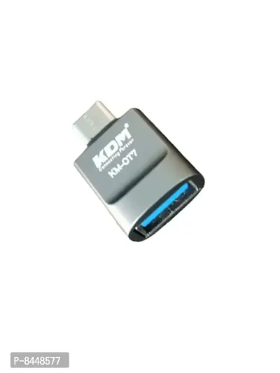 Sumit Hub Type C OTG Male to USB 3.0 Data Sync Adapter for Laptops, Mobiles Tablets.-thumb0