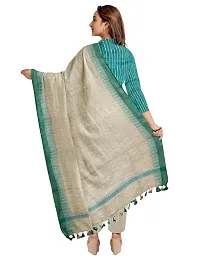 Manikant Handloom Jute Silk Unstitched Suit Set for Women with Dupatta | Jute Silk Salwar Suit Dress Material for Women  Girls | Top - 2.4 M, Bottom - 2.4 M  Dupatta - 2.25 M | MK GR 103-thumb2