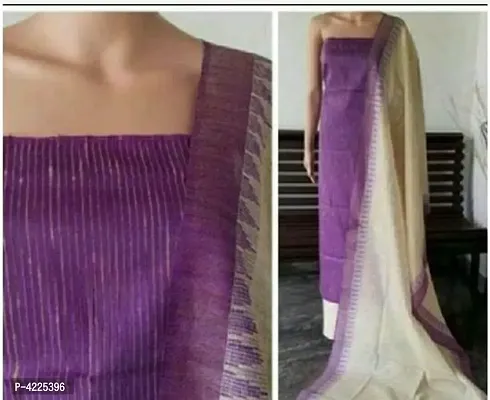 Women's Beautiful Cotton Dress Material with Dupatta-thumb0