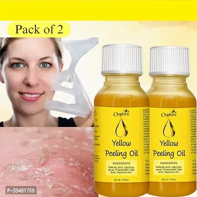 Ooplore Whitening Yellow Peeling Oil for Deep Skin Exfoliating Dark for Body 50 ml ( Bottle 2 )-thumb0