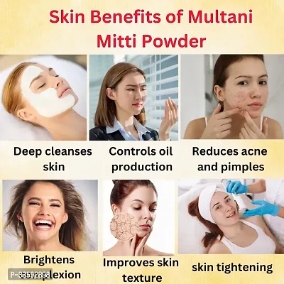 Natural Skin Care Multani Mitti, Pack of 2-thumb4