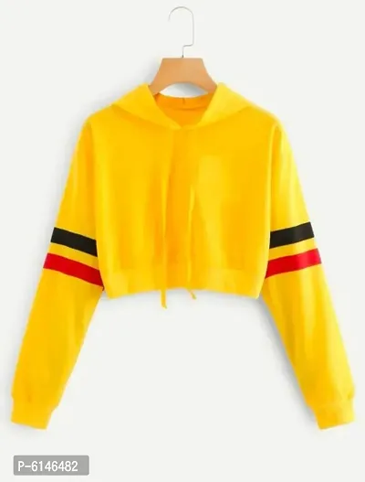 womans hoodie  crop top-thumb0