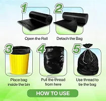 Useful Medium Size (19 X 21) Garbage Bag 20 Bags X 8 Roll-thumb3