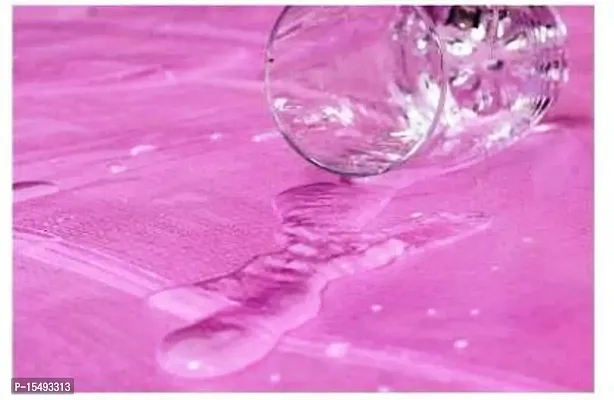 H.A.M Fab Self Design Color (Pink) Bed Sheet-thumb4