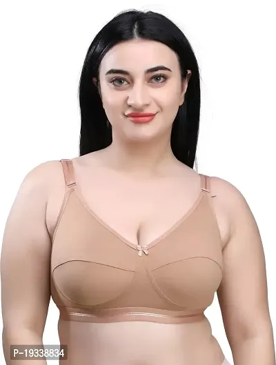 Special Plus Size Non Padded Full Coverage Bra (Pack Of 3)-thumb3
