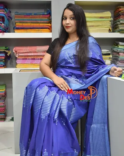 New In Viscose Rayon Saree with Blouse piece 