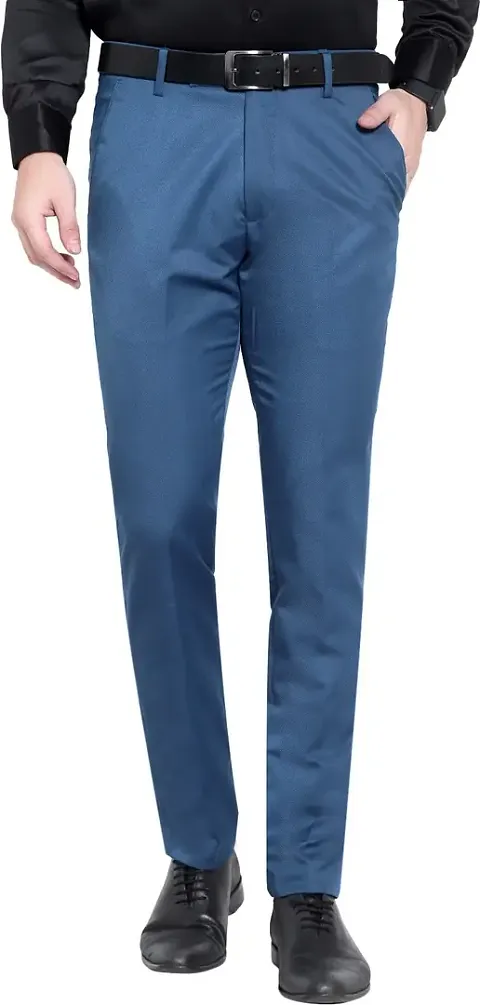 New Arrival Cotton Blend Formal Trousers For Men