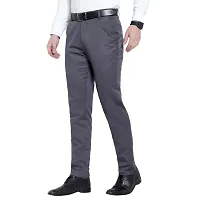 Mens Formal Regular Fit Cotton Blend Trouser-thumb1