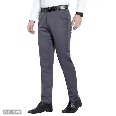 Mens Formal Regular Fit Cotton Blend Trouser-thumb2