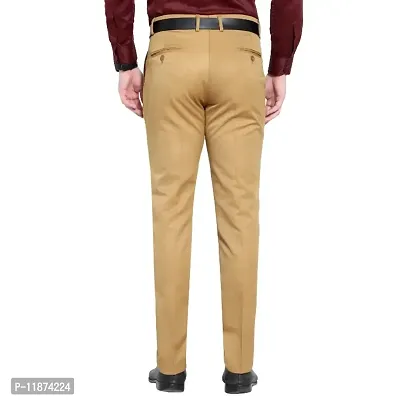 Mens Formal Regular Fit Cotton Blend Trouser-thumb3