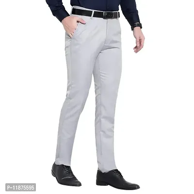 Mens Formal Regular Fit Cotton Blend Trouser-thumb2