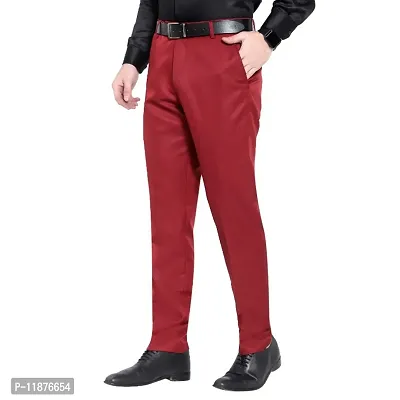 Mens Formal Regular Fit Cotton Blend Trouser-thumb2