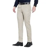 Classic Linen Blend Solid Formal Trouser for Men-thumb1
