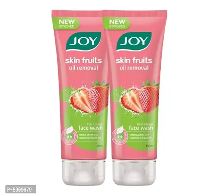 Joy Skin Fruits Oil Removal Strawberry Face Wash, Gel, Packaging Size: 100ml*5-thumb0