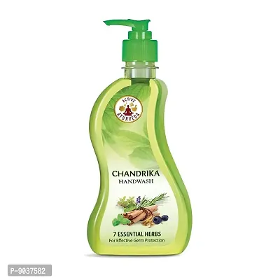 Chandrika Handwash - 7 Essential Herbs, For Effective Germ Protection, 215 ml*2PC-thumb0