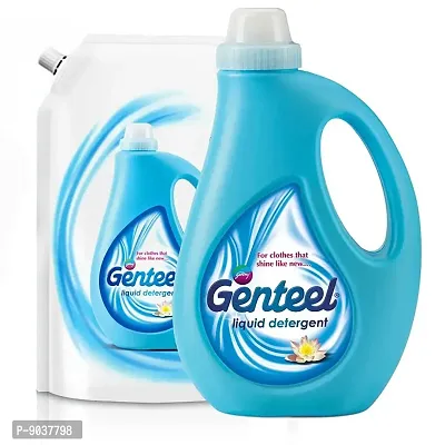 Genteel liquid detergent 1 KG Fresh Liquid Detergent  (958 ml)-thumb0