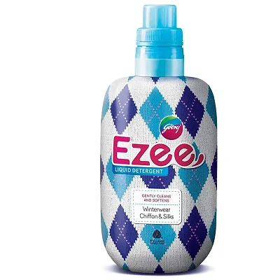 Godrej Ezee Liquid Detergent - 250g Bottle | for Winter-wear | Added Conditioner | No Soda Formula | Woolmark Certified