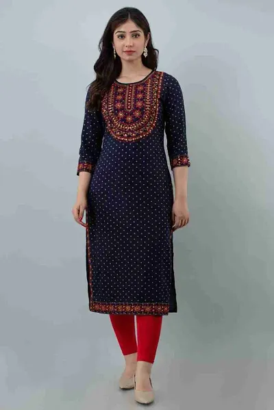 Trendy Women Rayon Kurta