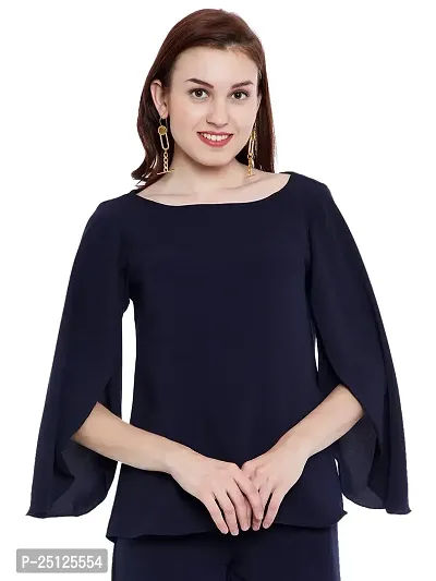 Stylish Women Polyester Casual Top