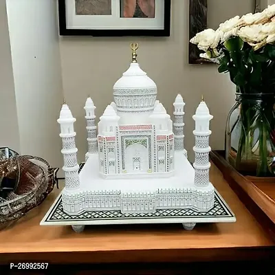 White Marble Taj Mahal 6 Inch Size Best Diwali Gift For Valentine