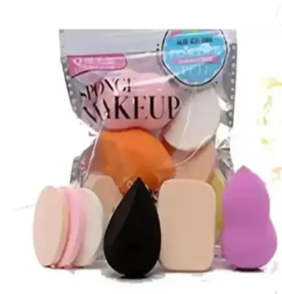 D.B.Z. 6-in-1 Makeup Sponge || Make Up Sponge Beauty Blender Puff - Set of 6 (Multicolour)