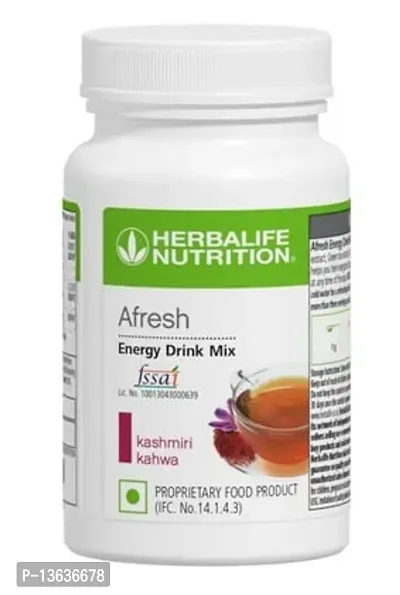 Herbalife Afresh Energy Drink Mix Kashmiri Kahwa |40 g, Pack of 1|-thumb0