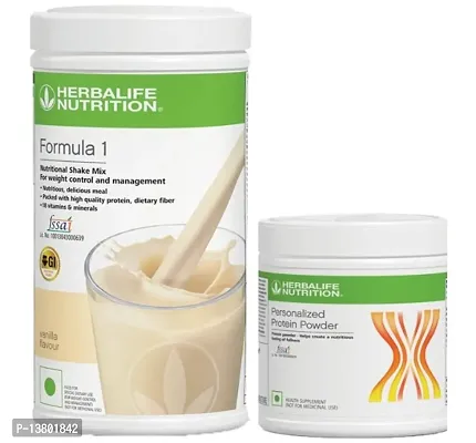 Herbalife Weight Loss Combo Vanilla 500gm + Protein Powder 200gm Plant-Based Protein (700 g, Pack of 2)-thumb0