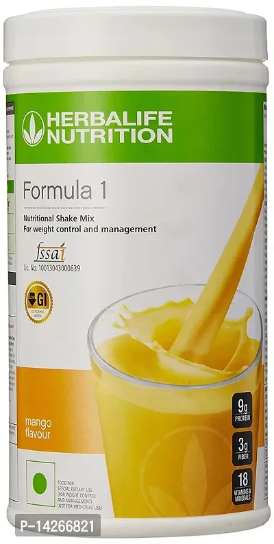 Herbalife Formula 1 Shake for Weight Loss - 500 g (Mango) Flavour Name:Mango Size:500 g (Pack of 1)-thumb0