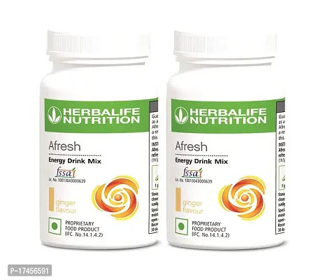 HERBALIFE NUTRITION Herbalife Afresh Energy Drink Mix (Ginger, 50 g) Pack of 2