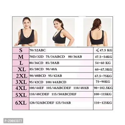 Stylish Multicoloured Cotton Blend Solid Bras For Women Pack Of 2-thumb5