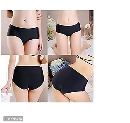 Trendy Cotton Blend Solid Hipster Panty For Women Pack of 3-thumb3